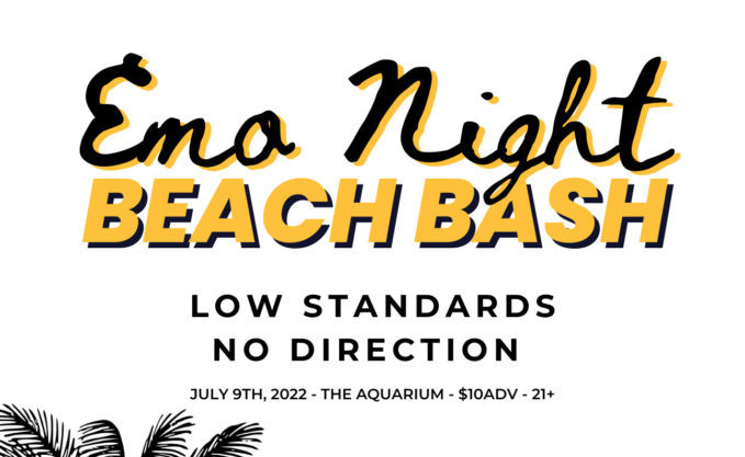Emo Night Beach Bash graphic