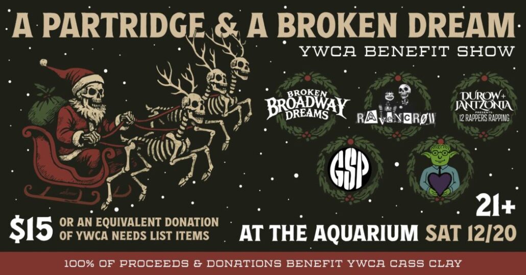 A Partridge & A Broken Dream: YWCA Benefit