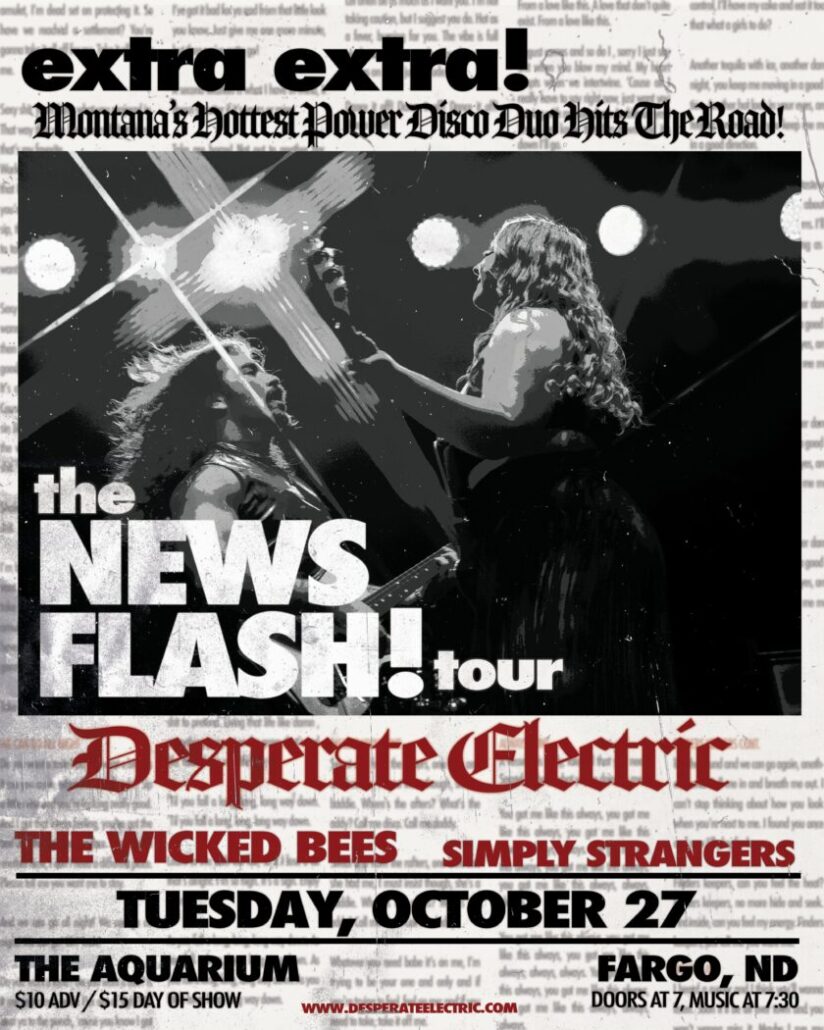 Desperate Electric, The Wicked Bees, & Simply Strangers
